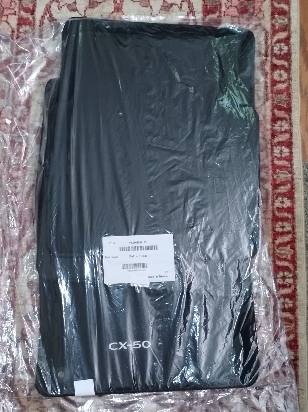 Mazda CX-50 VA4068G20 OEM Car Floor Mat Set Sealed New In Plastic Ships Fast